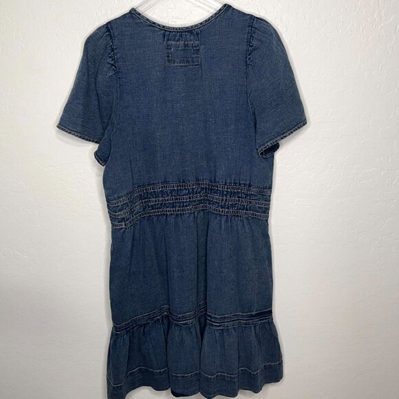 Anthropologie Somerset Cotton Denim Mini Dress XL - Picture 10 of 10
